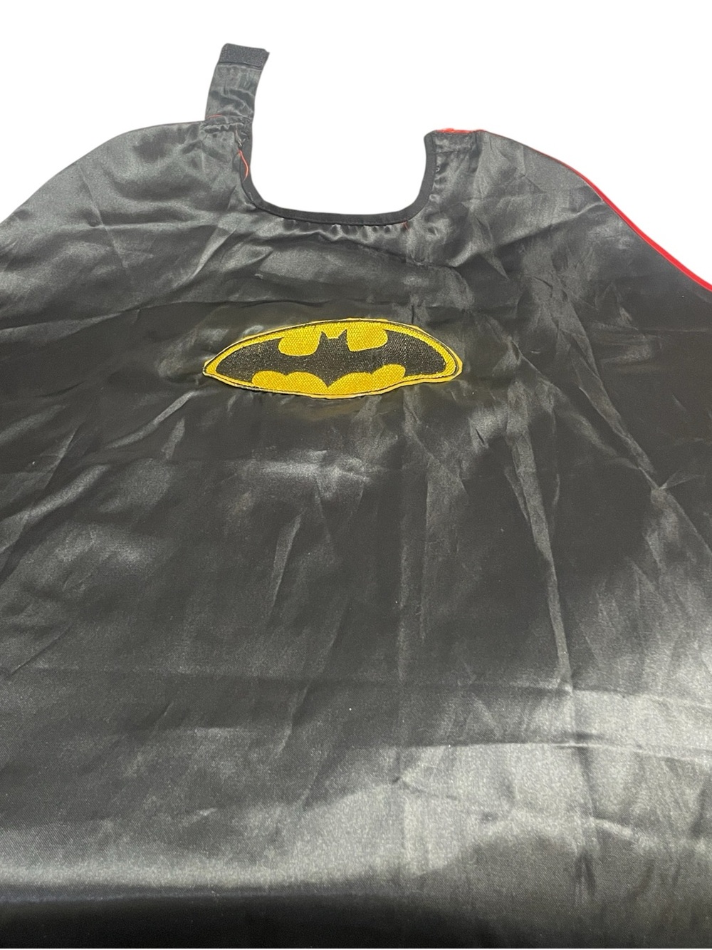 Kids Black Batman and Superman Costume Cape